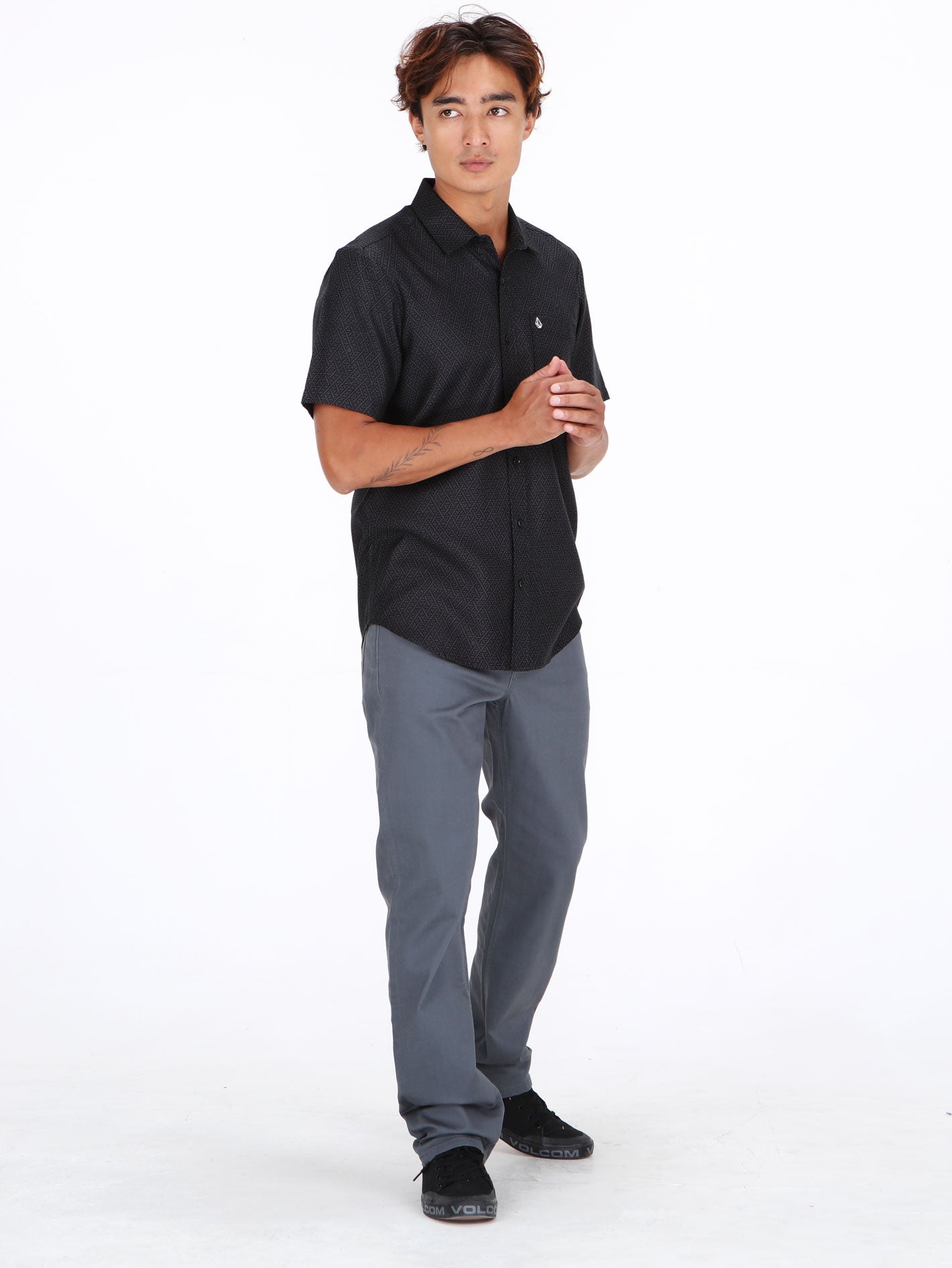 Volcom Souza Short Sleeve Shirt - Black