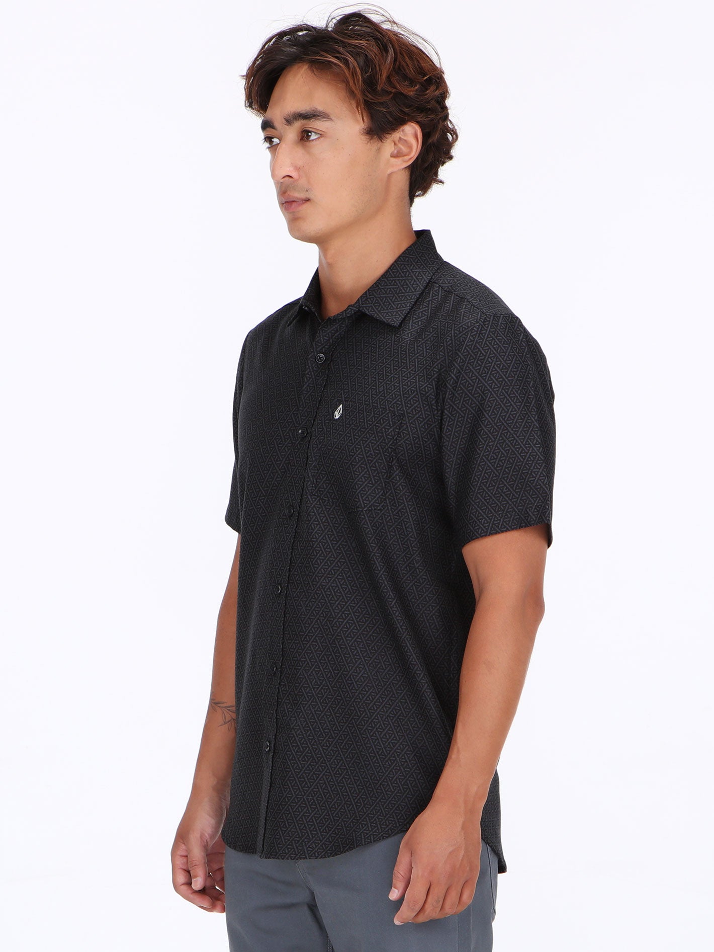 Volcom Souza Short Sleeve Shirt - Black