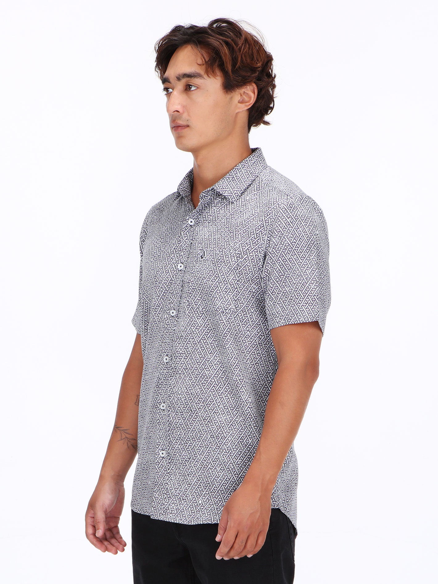 Volcom Souza Short Sleeve Shirt - Cosmic Blue