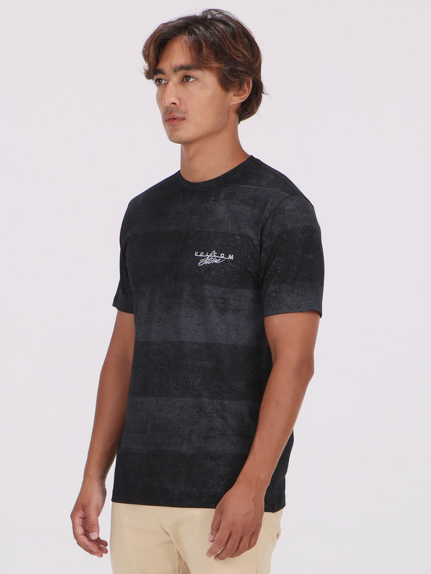 Volcom Air Cooled Stripe Tee - Black