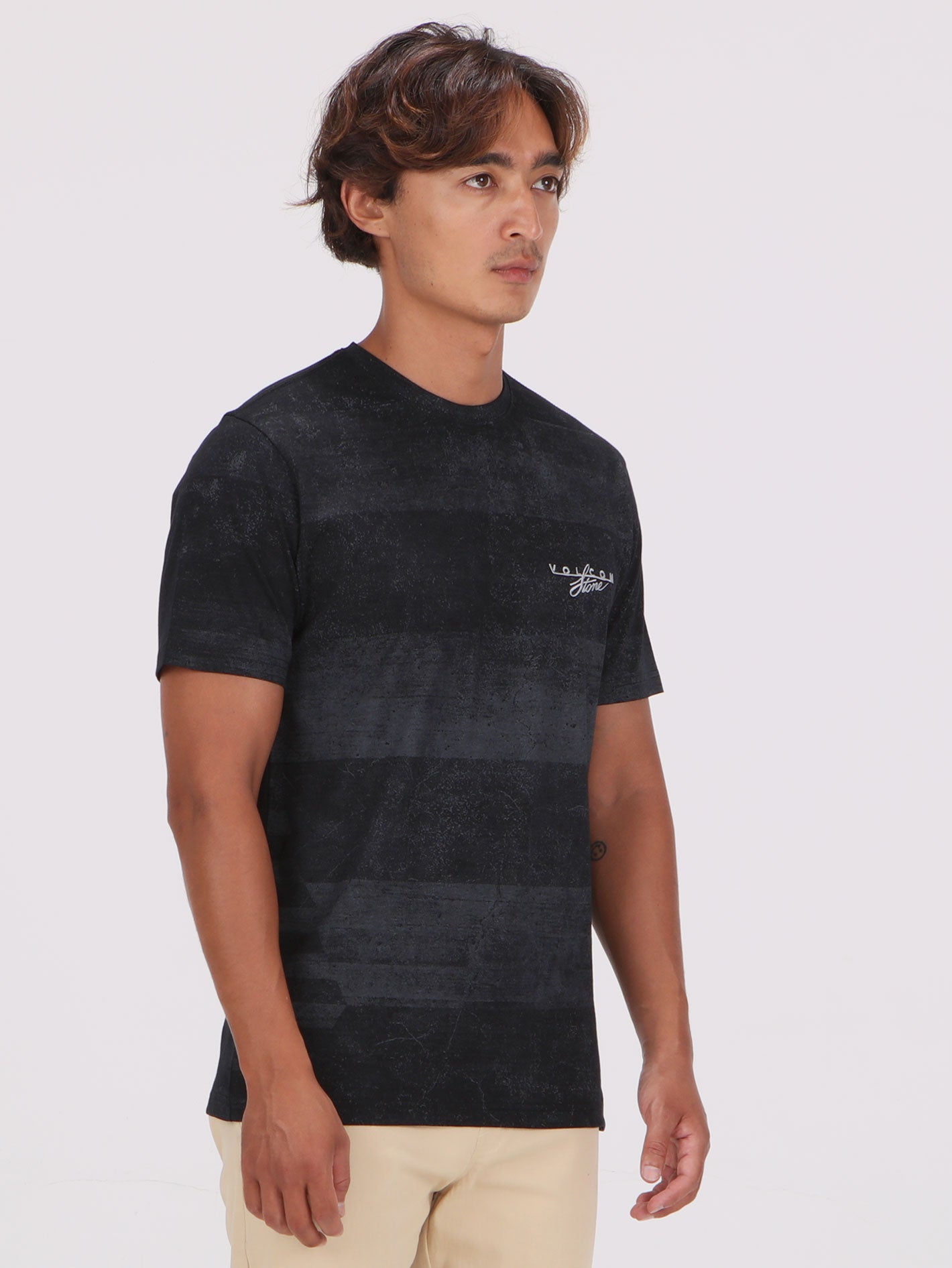 Volcom Air Cooled Stripe Tee - Black