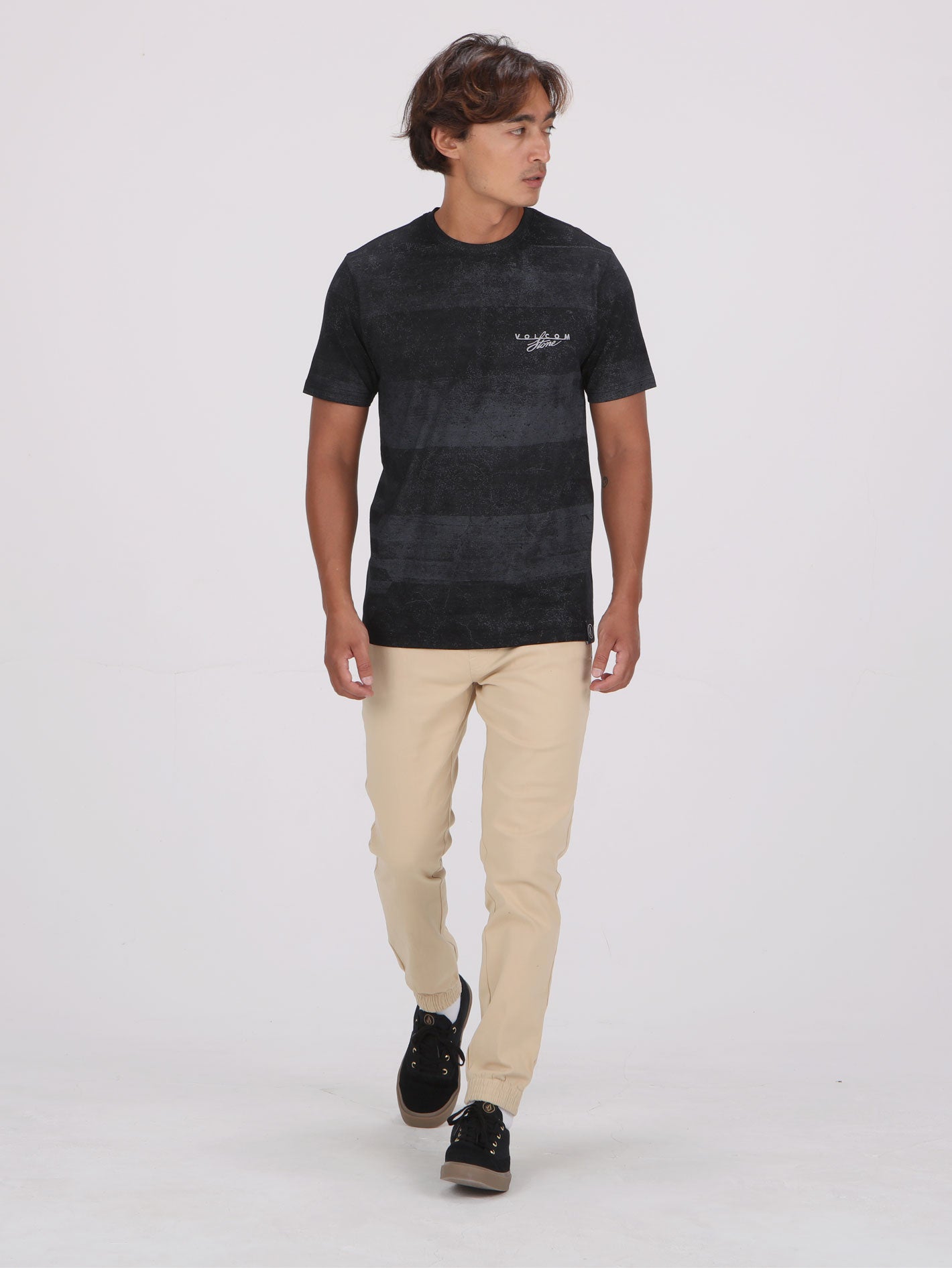 Volcom Air Cooled Stripe Tee - Black