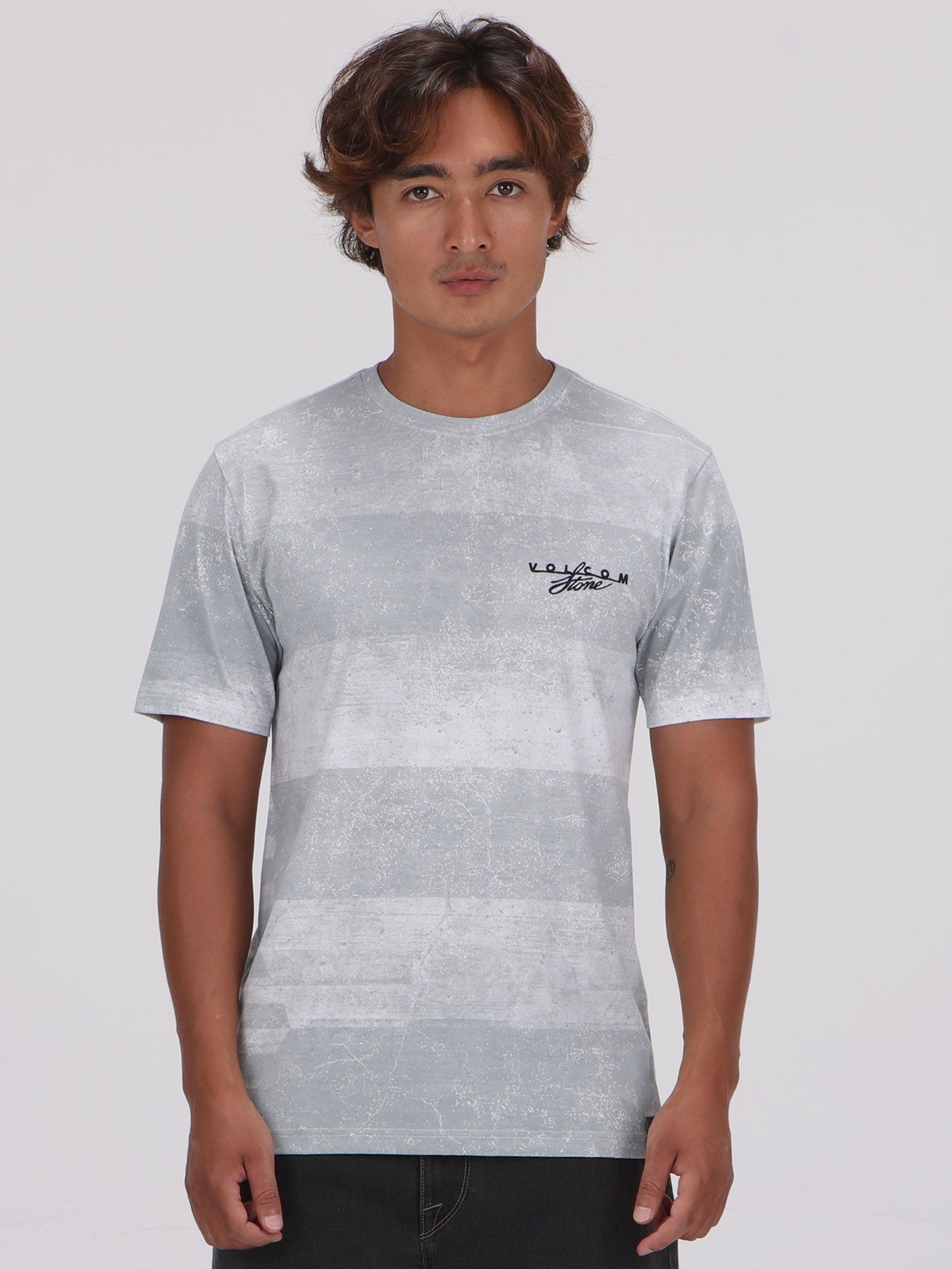 Volcom Air Cooled Stripe Tee - White