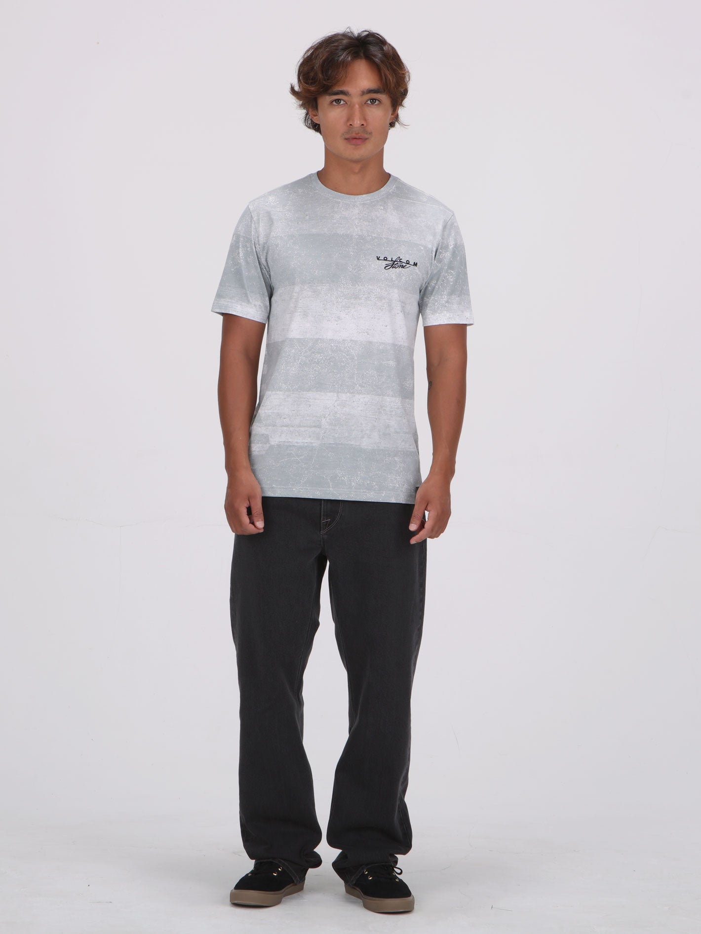 Volcom Air Cooled Stripe Tee - White