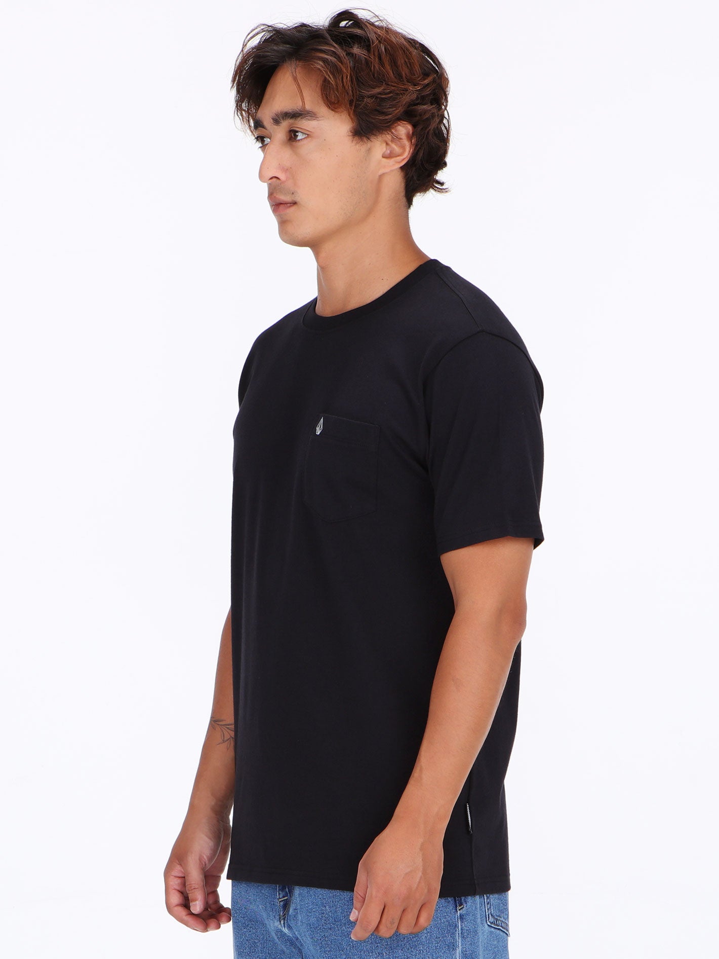 Volcom Solid Pocket Tee - Black