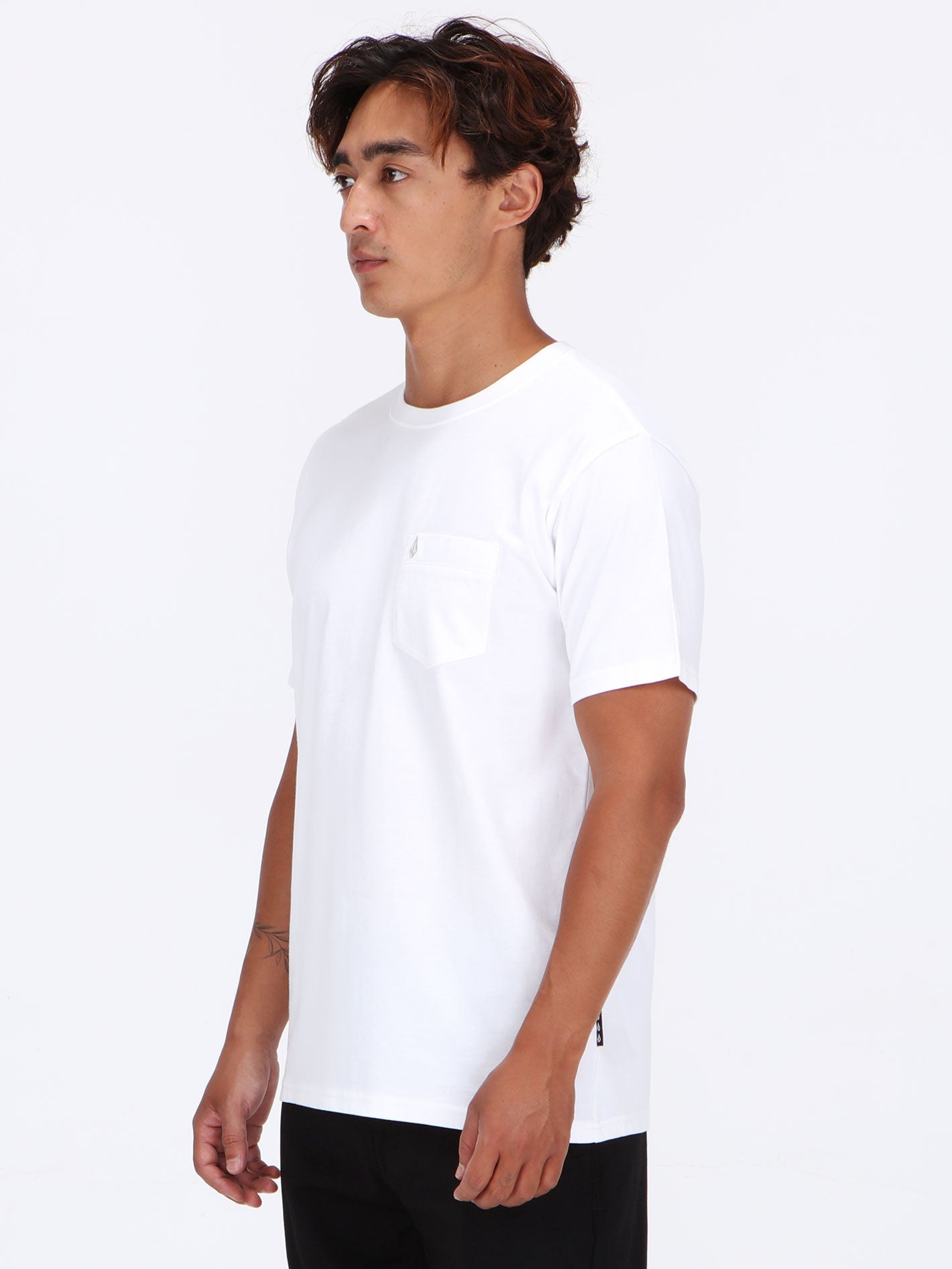 Volcom Solid Pocket Tee - White