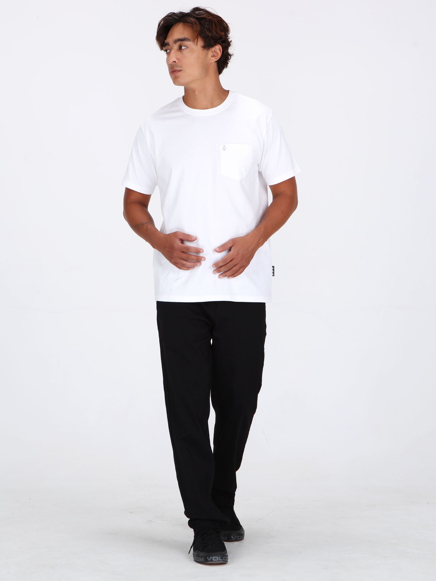 Volcom Solid Pocket Tee - White