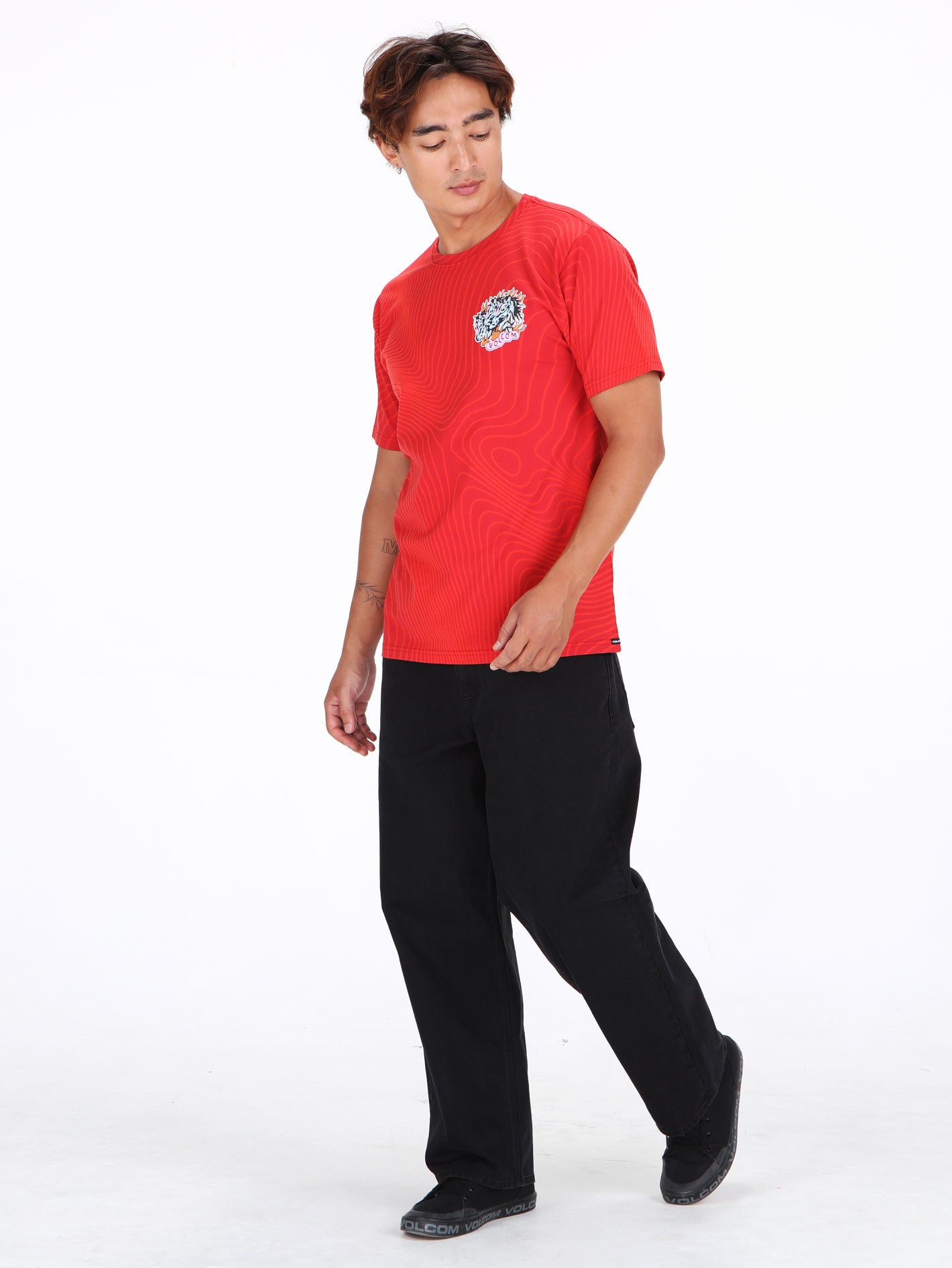 Volcom Lucky Horse Tee - Red