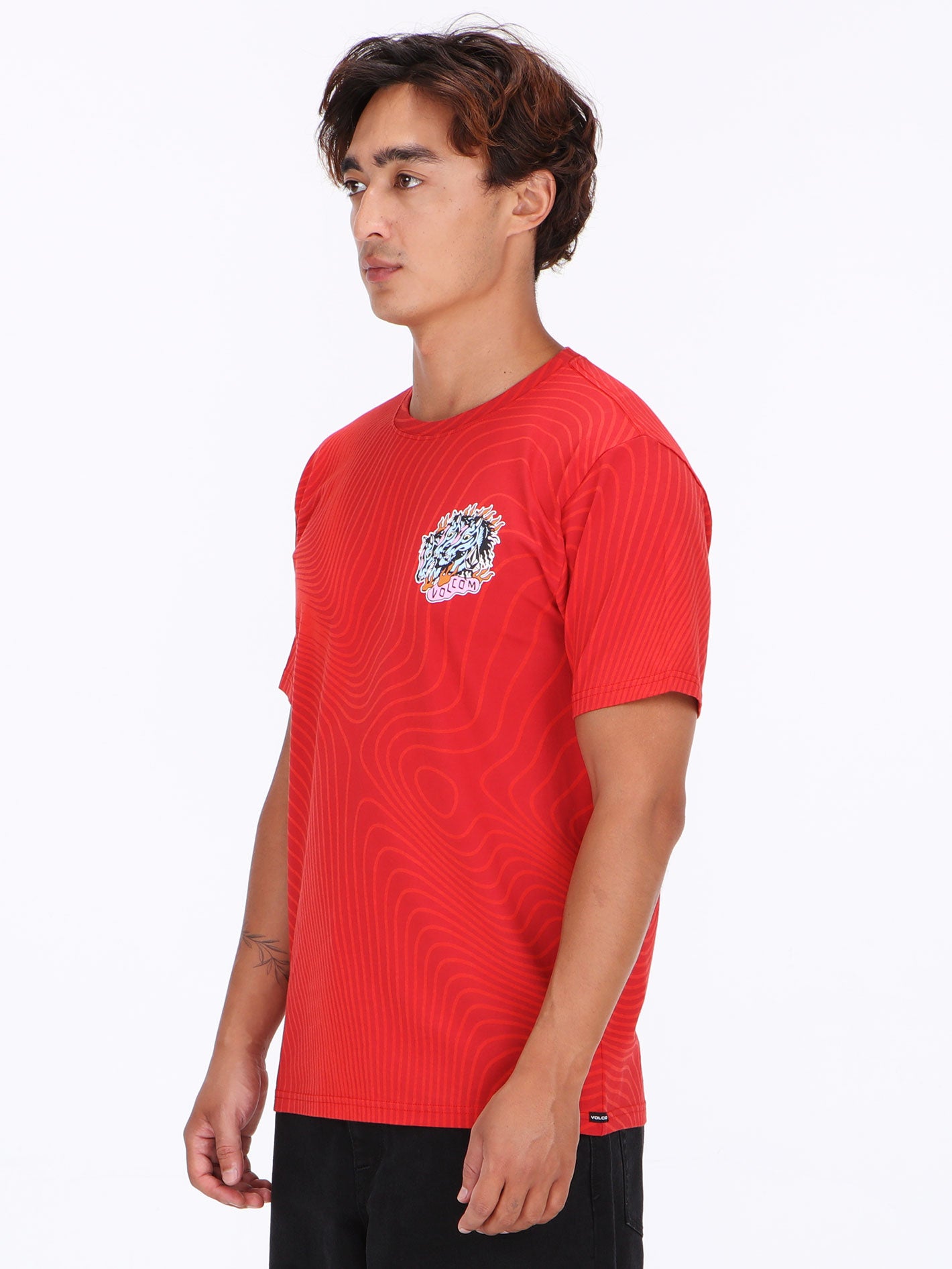 Volcom Lucky Horse Tee - Red