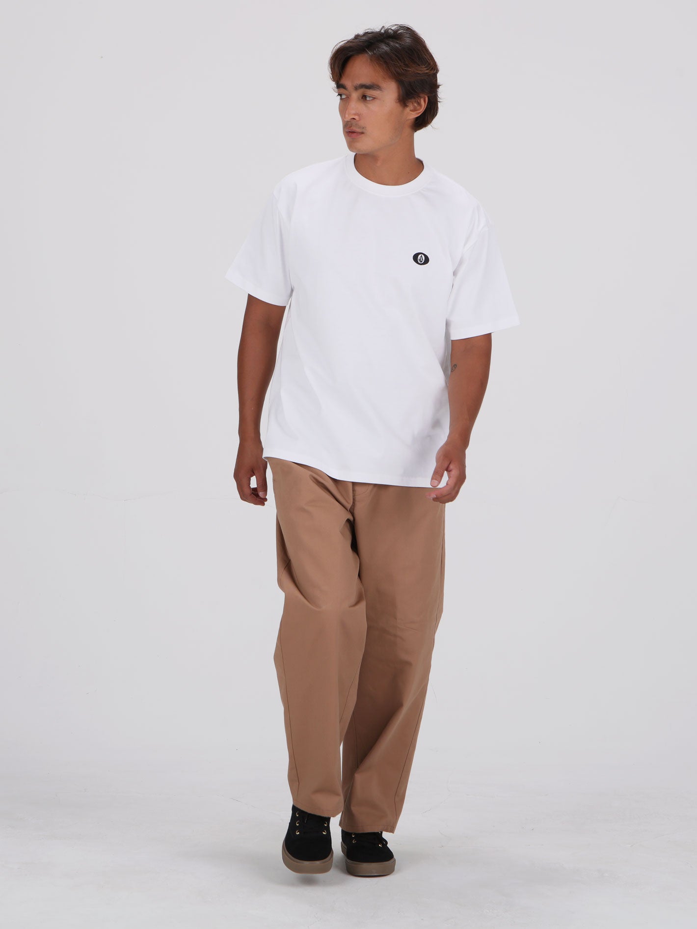 Volcom Stone O Loose Fit Tee - White