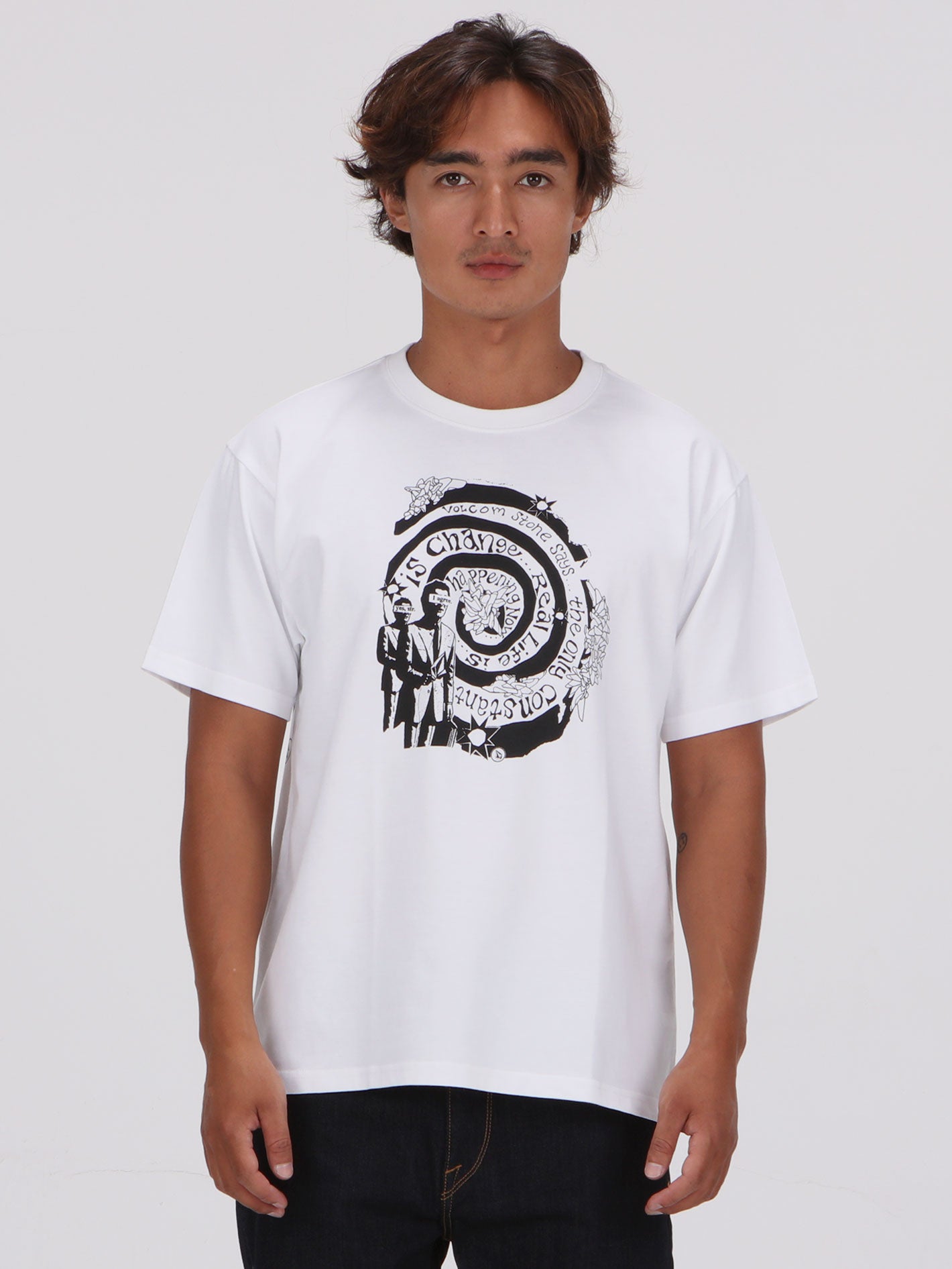 Volcom Constant Loose Fit Tee - White