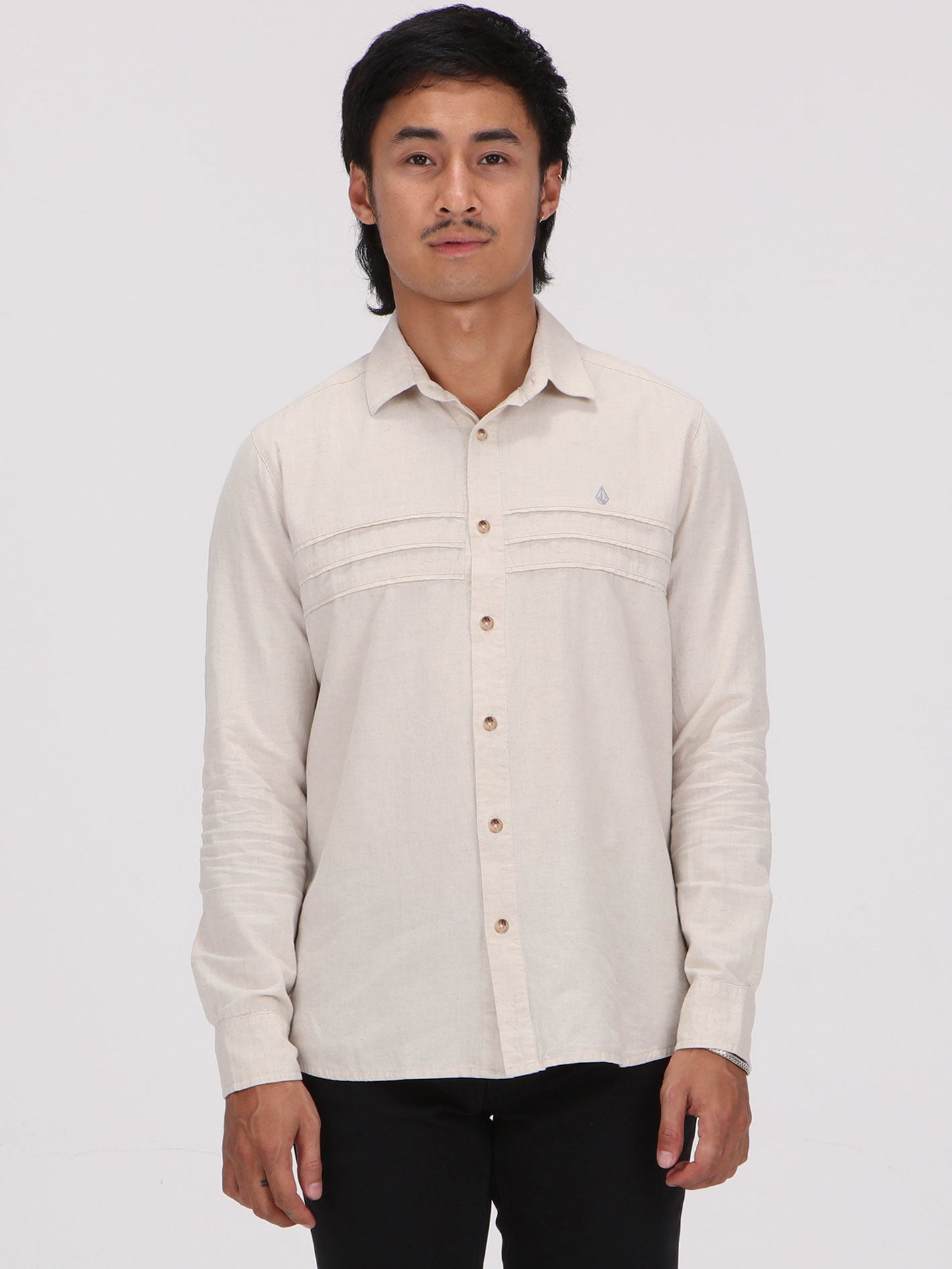 Volcom Vision Long Sleeve Shirt - French Oak