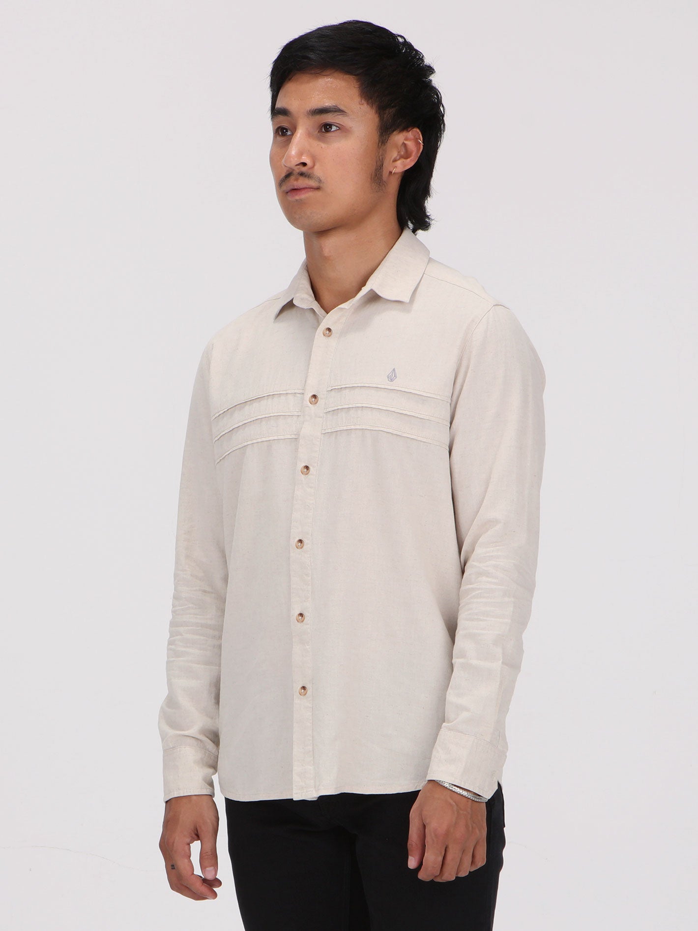 Volcom Vision Long Sleeve Shirt - French Oak