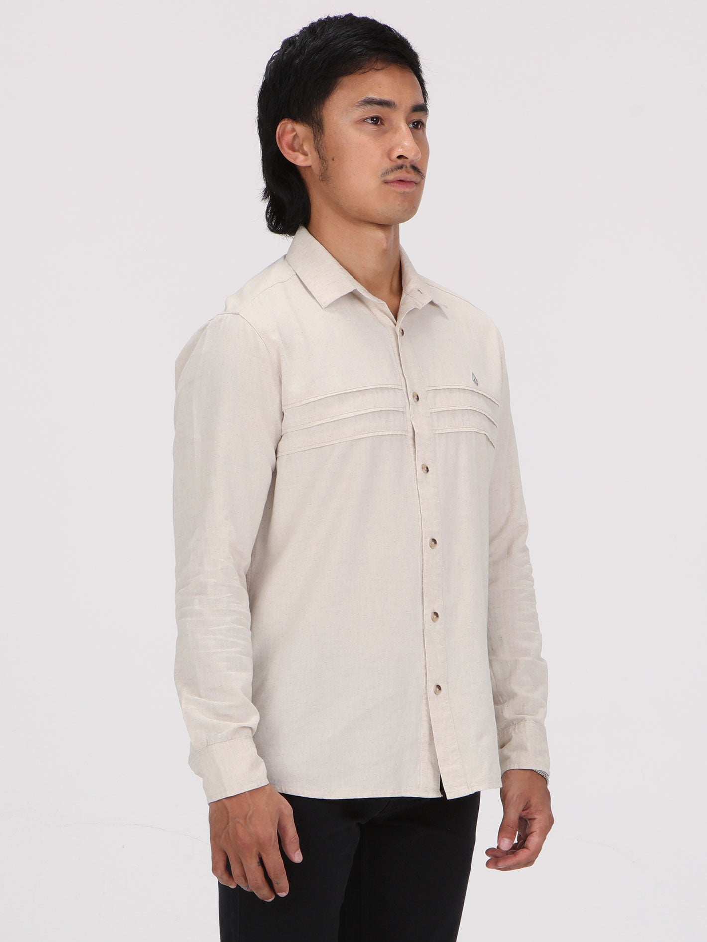Volcom Vision Long Sleeve Shirt - French Oak