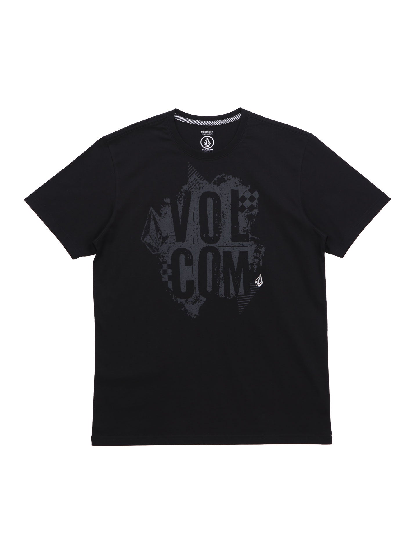 Volcom Beyond The Border  Tee - Black On Black