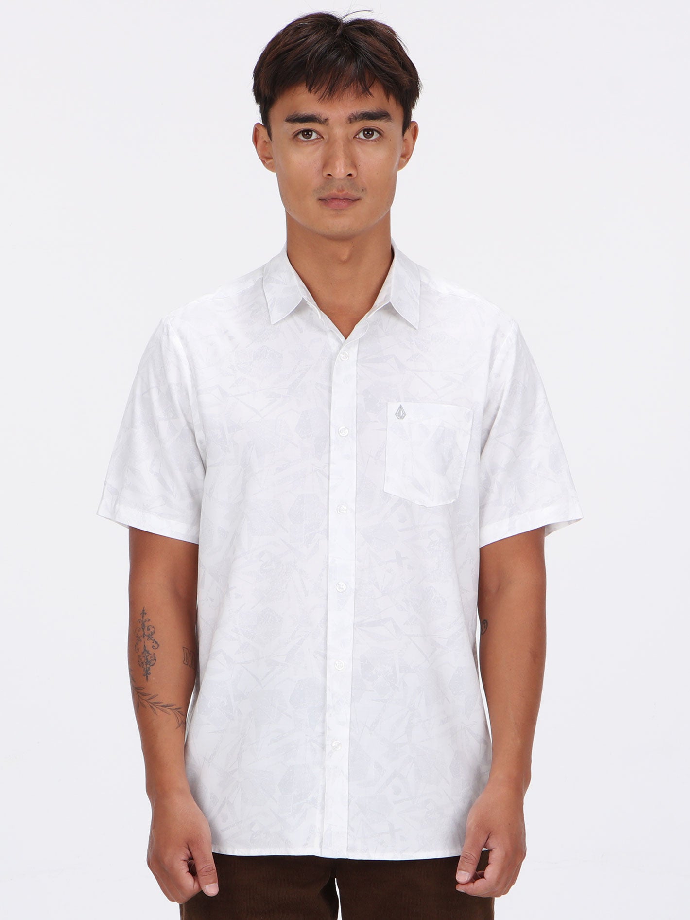 Volcom Coffer Short Sleeve Shirt - White