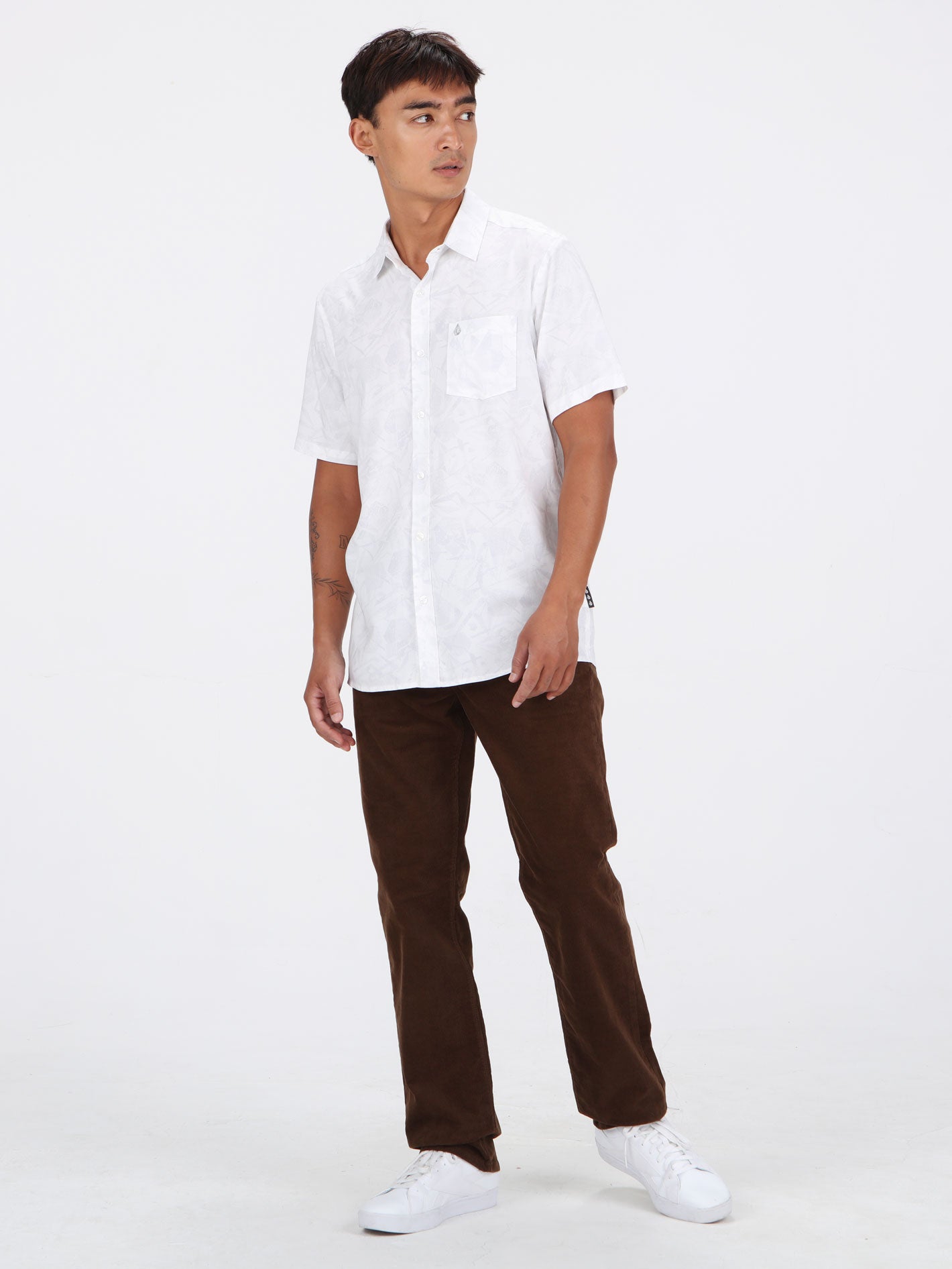 Volcom Coffer Short Sleeve Shirt - White