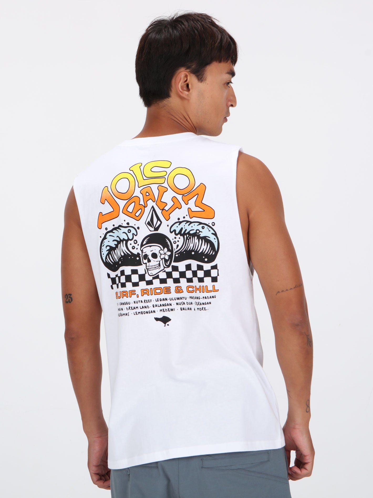 Volcom Ride The Wave Tank - White