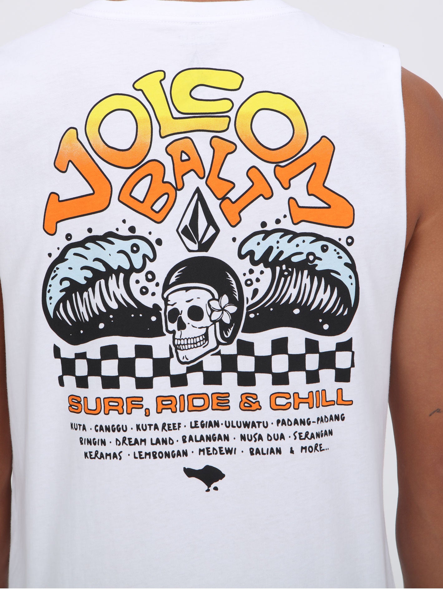 Volcom Ride The Wave Tank - White