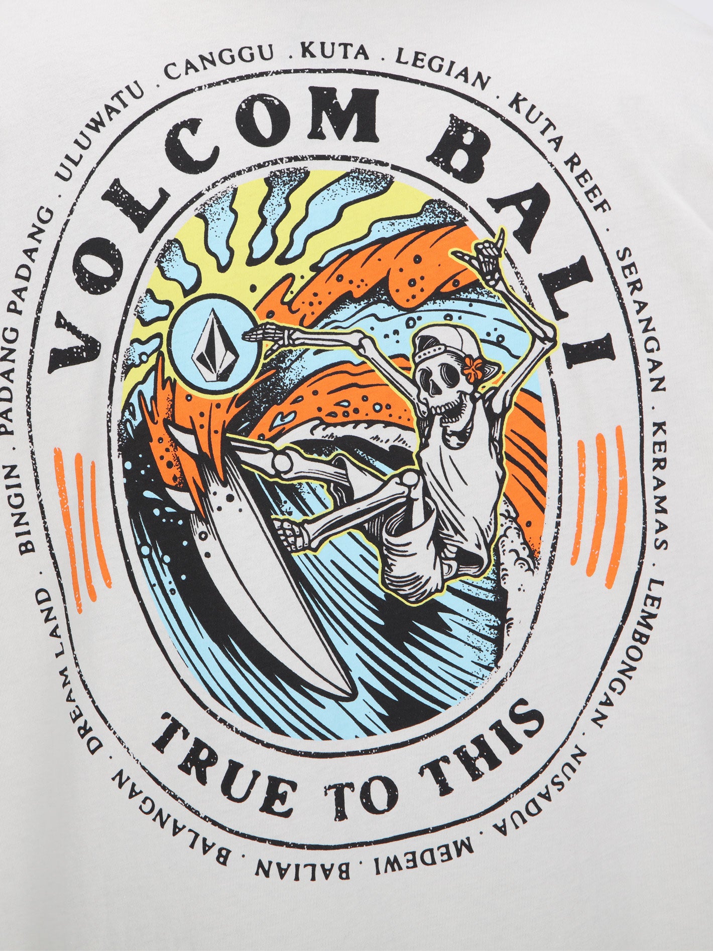 Volcom Reapers Wave Tee - Cream
