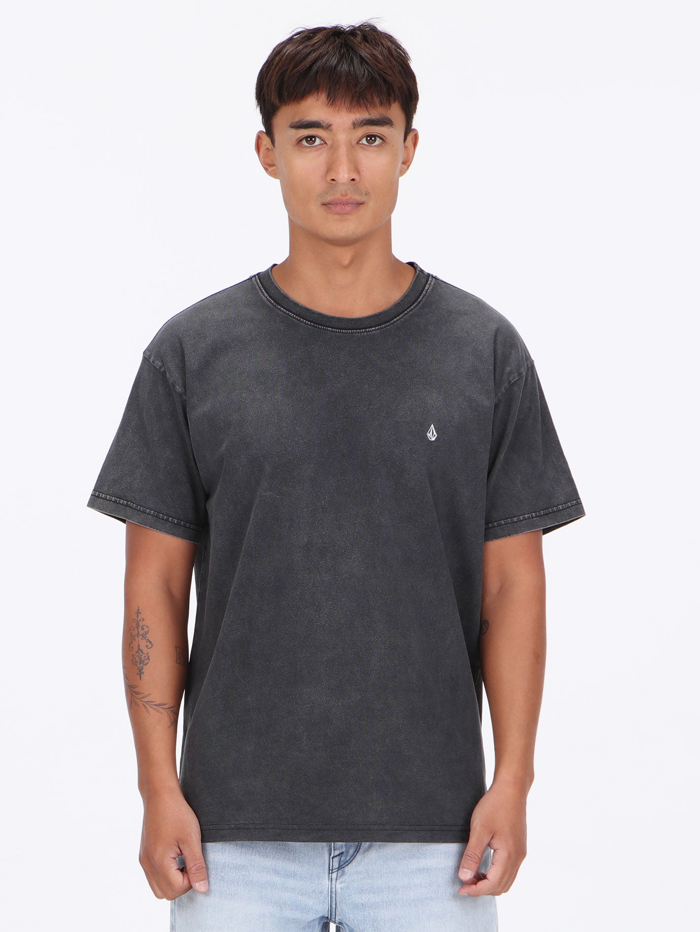 Volcom Solid Washed Tee - Black