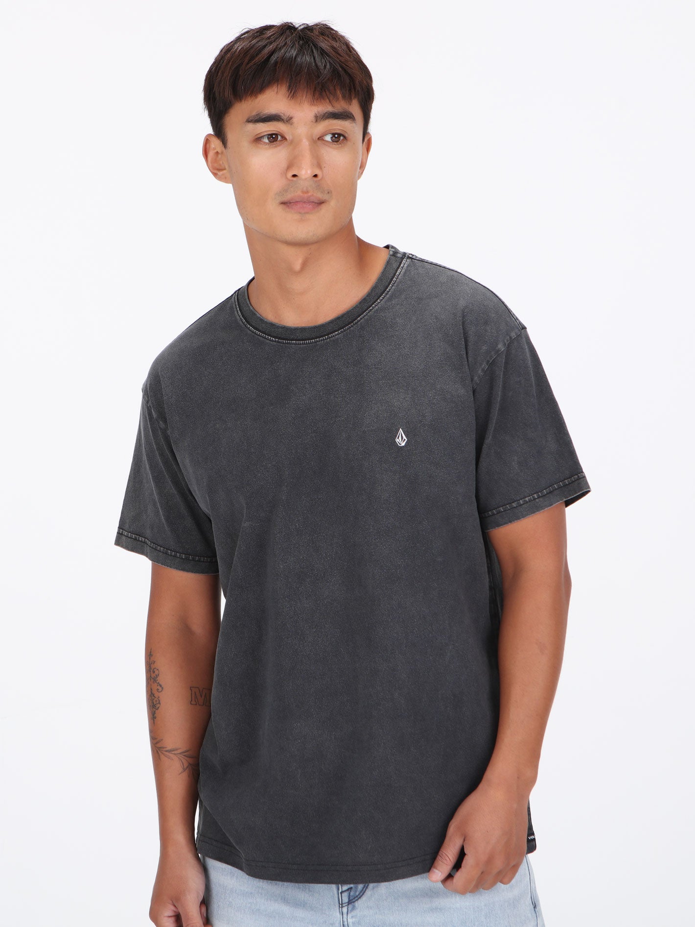 Volcom Solid Washed Tee - Black