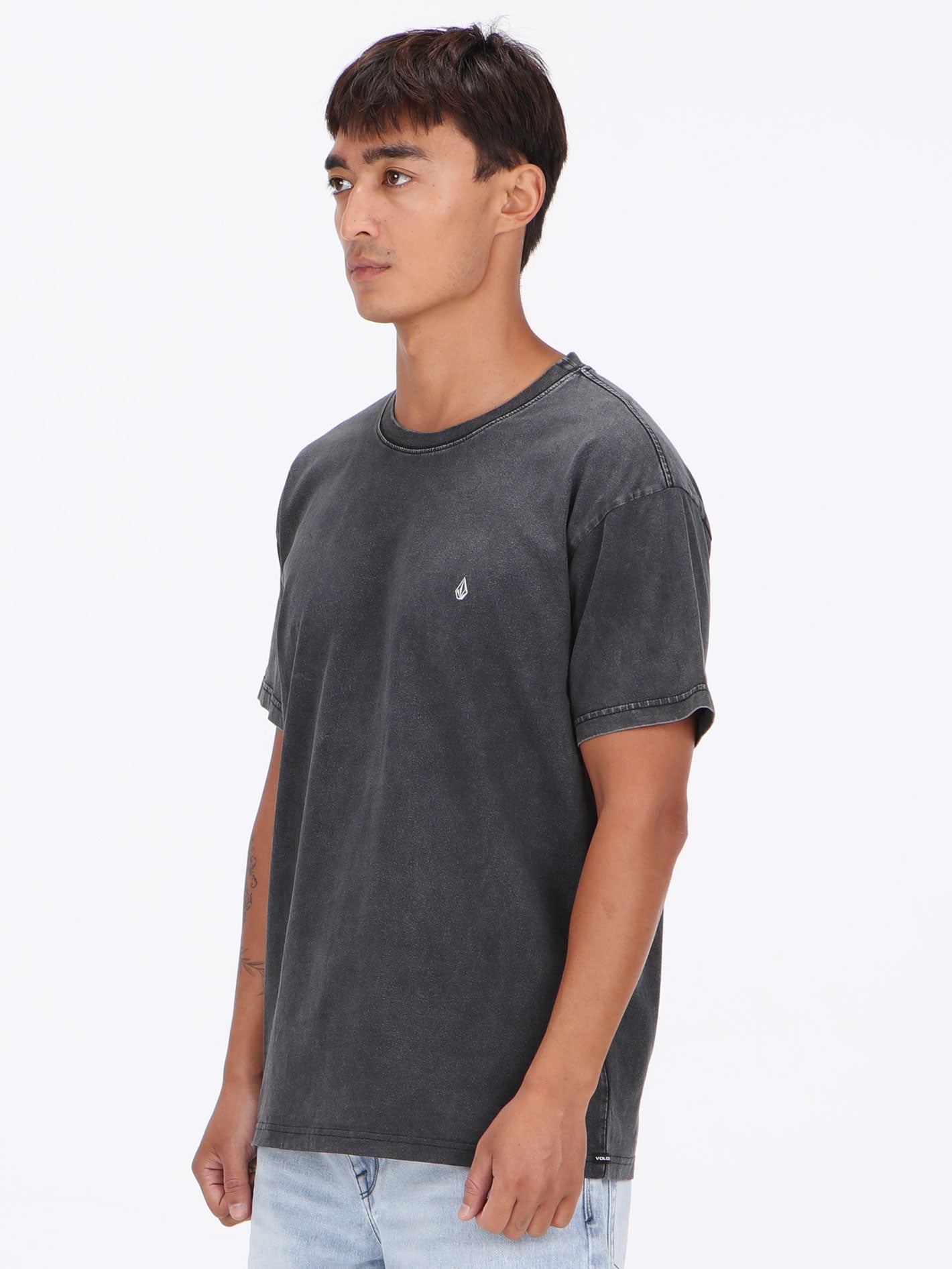 Volcom Solid Washed Tee - Black