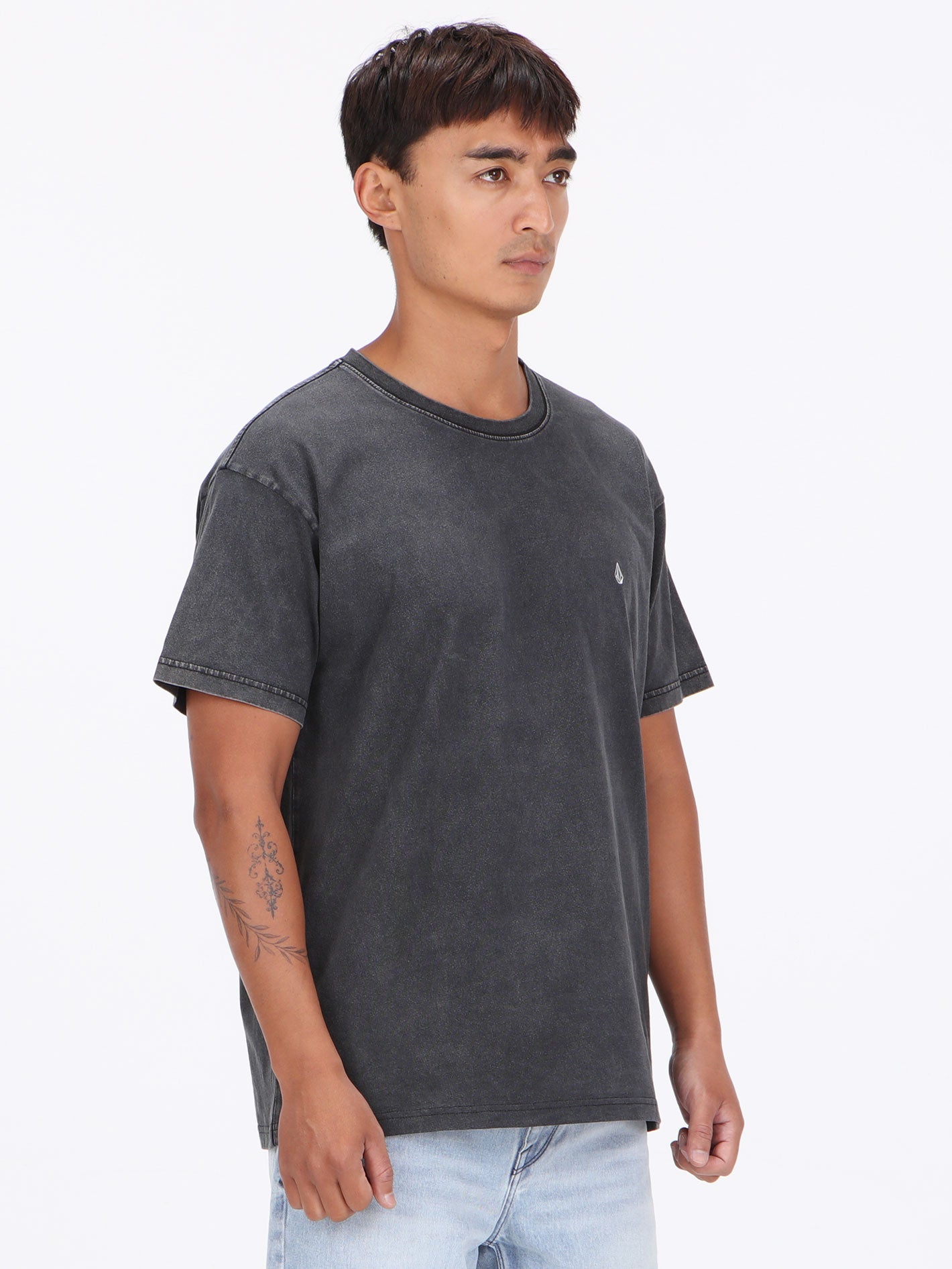 Volcom Solid Washed Tee - Black