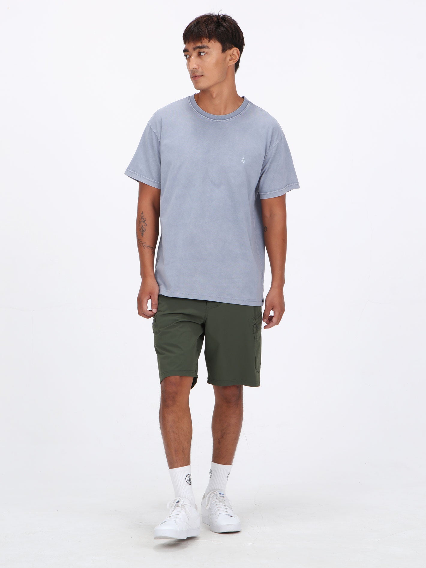 Volcom Solid Washed Tee - Denim