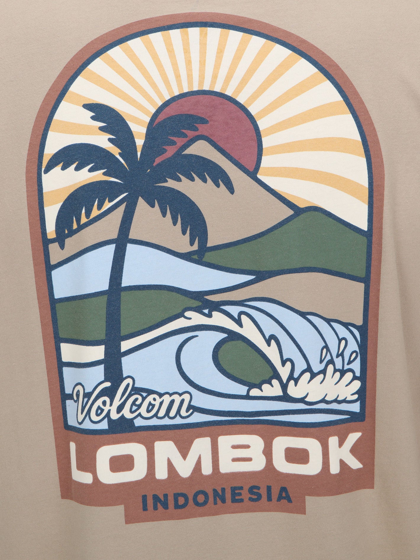 Volcom Lombok Soltide Tee - Desert