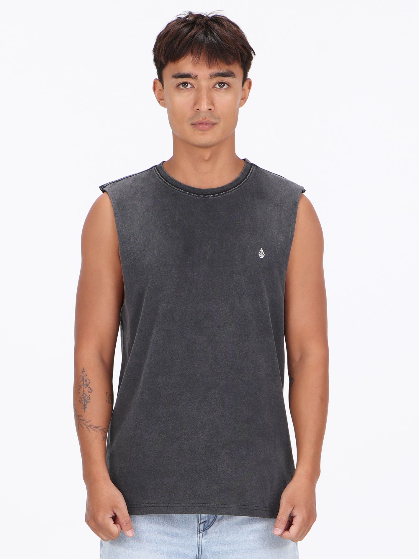 Volcom Solid Washed Tank - Black