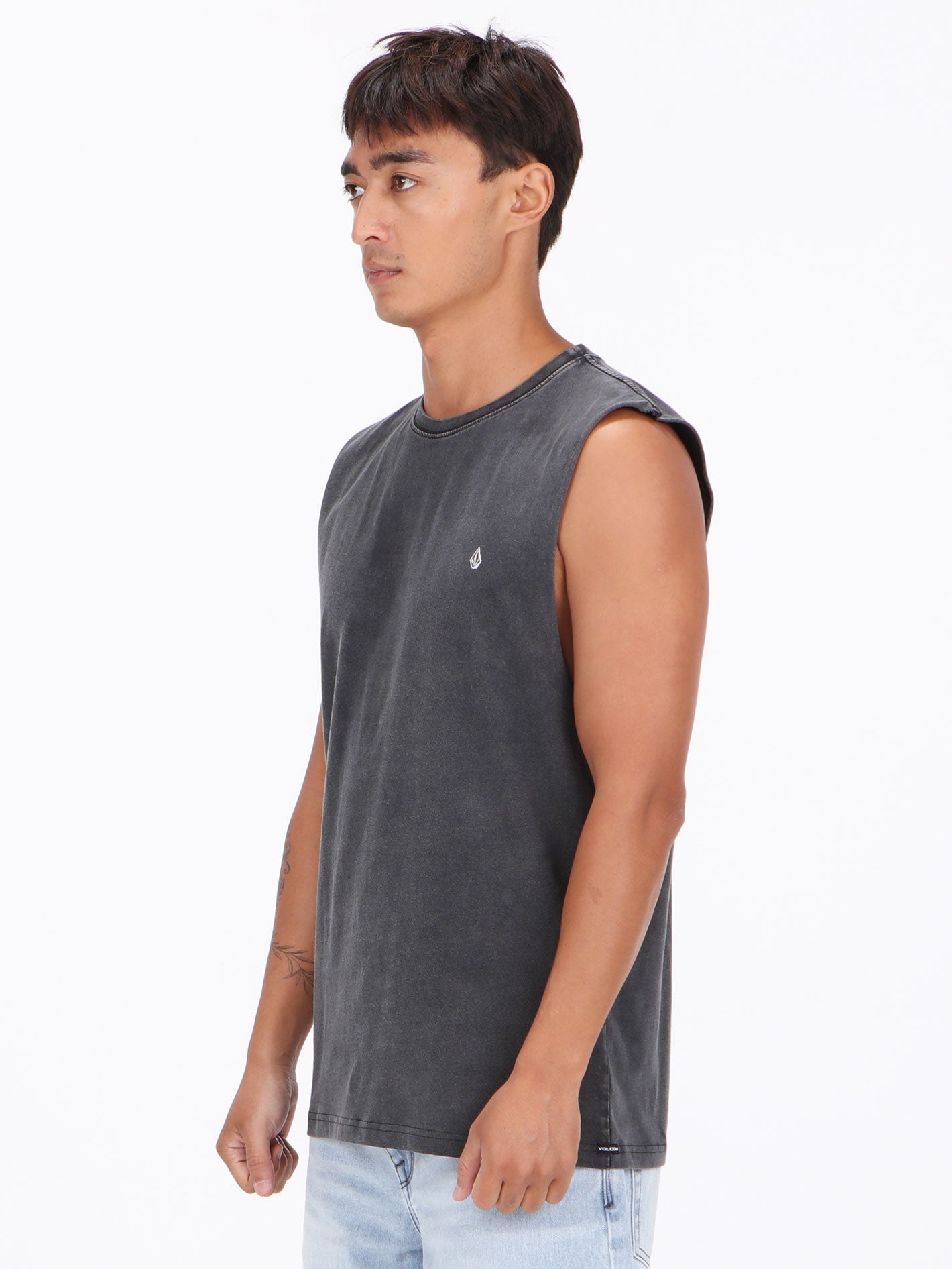 Volcom Solid Washed Tank - Black