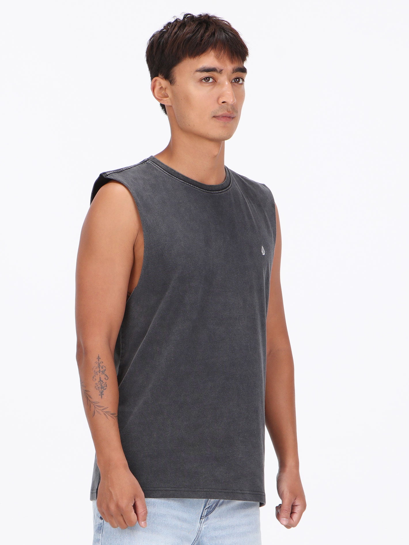 Volcom Solid Washed Tank - Black