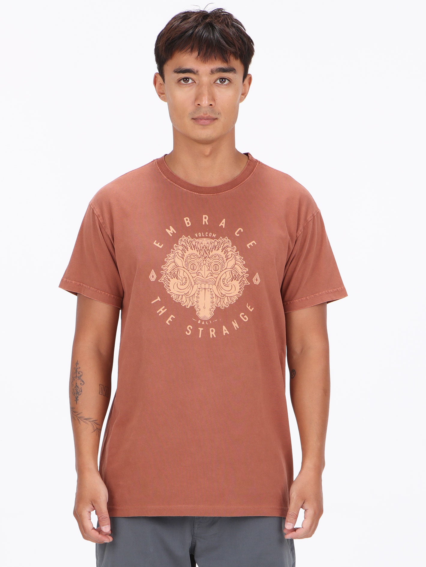 Volcom Barong Embrace Washed Tee - Henna