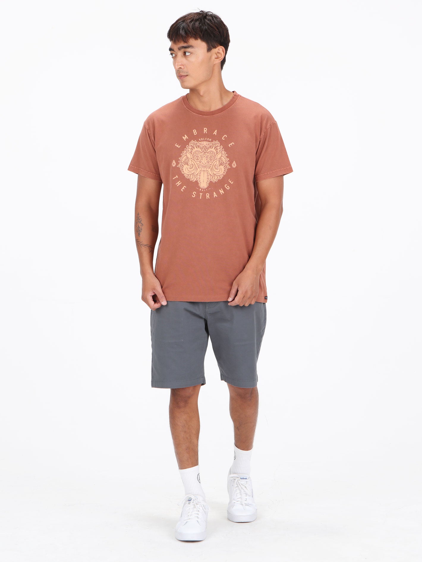 Volcom Barong Embrace Washed Tee - Henna