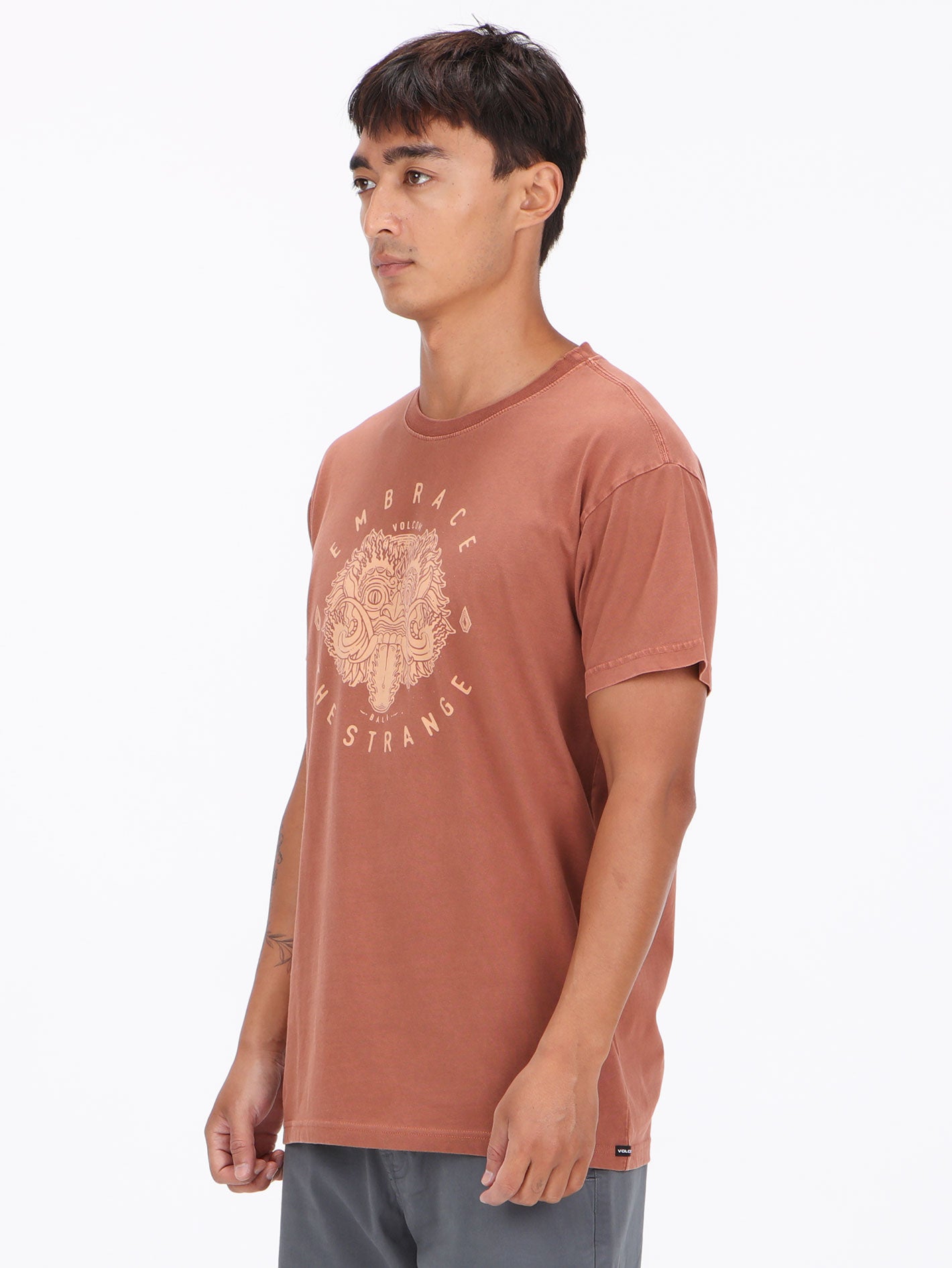 Volcom Barong Embrace Washed Tee - Henna