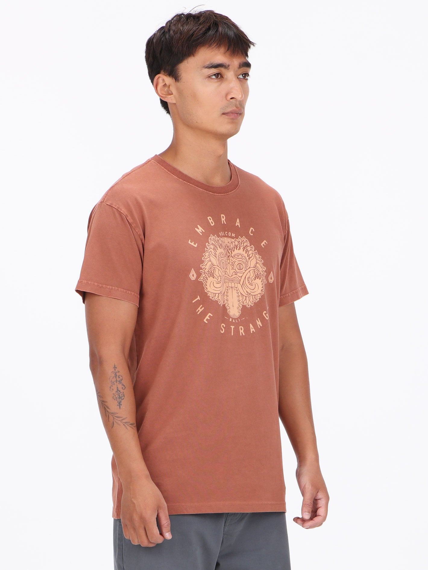 Volcom Barong Embrace Washed Tee - Henna