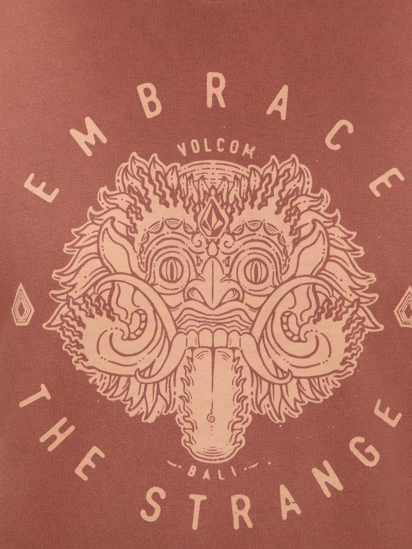 Volcom Barong Embrace Washed Tee - Henna