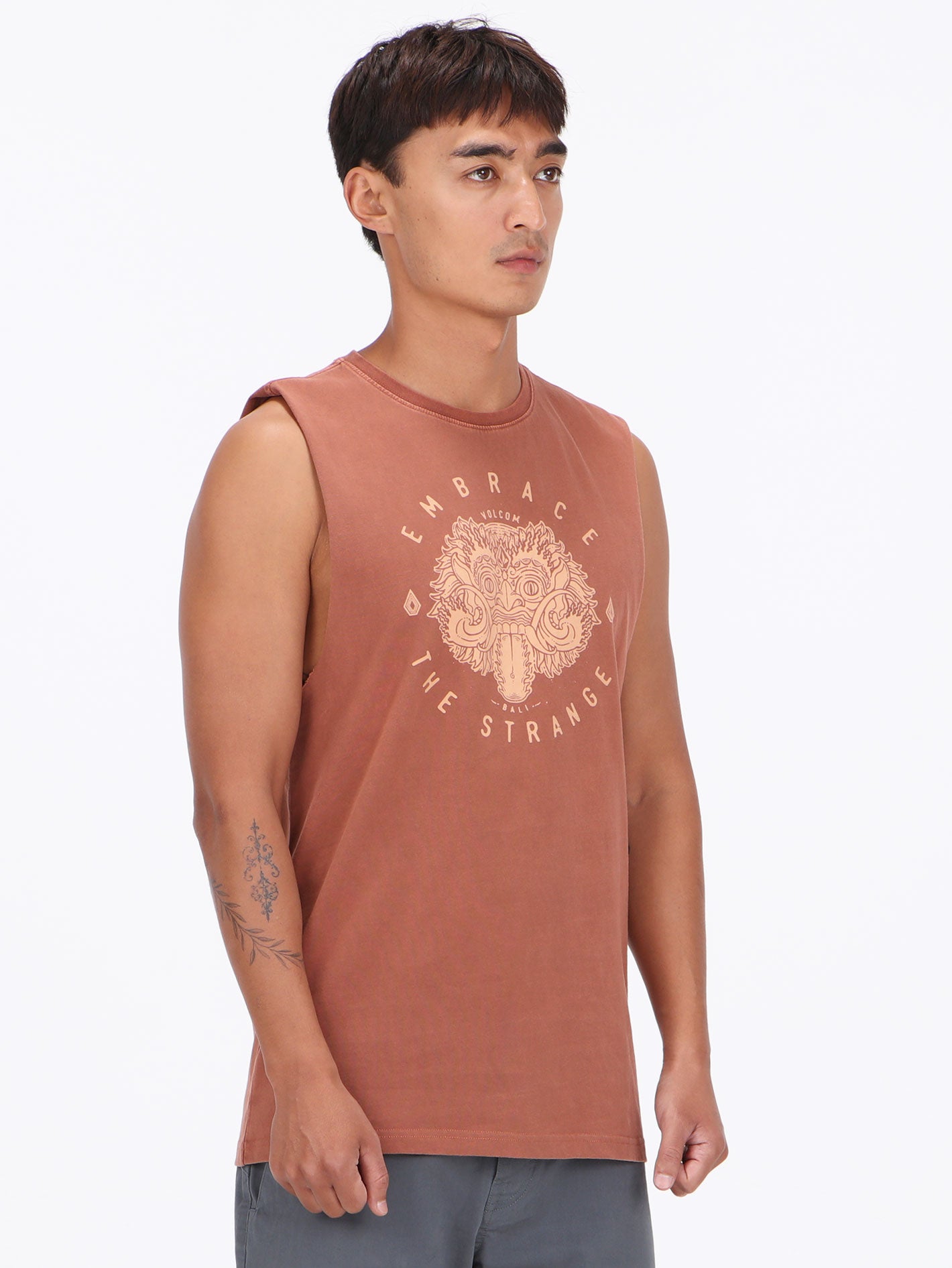 Volcom Barong Embrace Washed Tank - Henna
