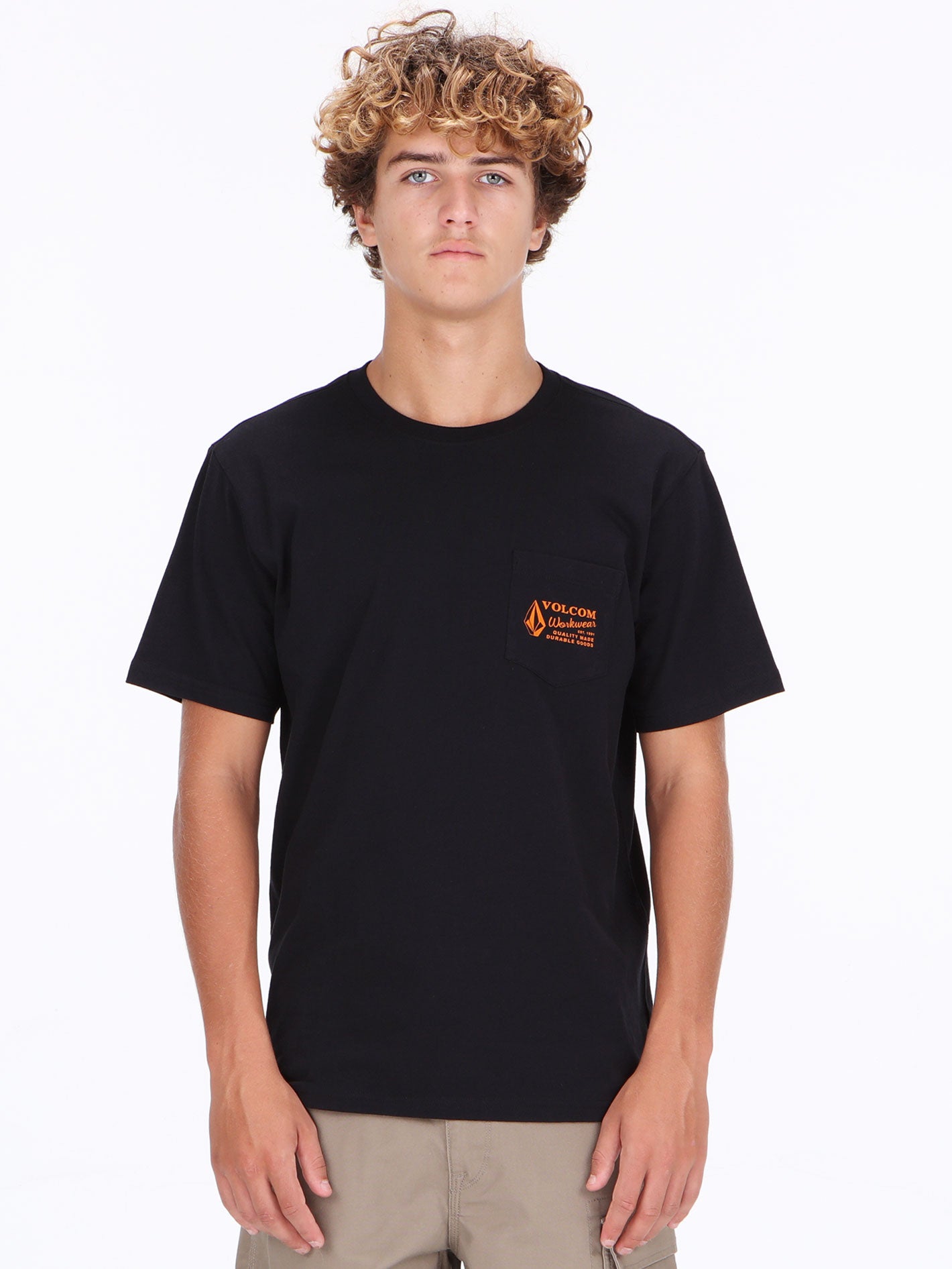 Volcom Workwear Pocket  Tee - Black