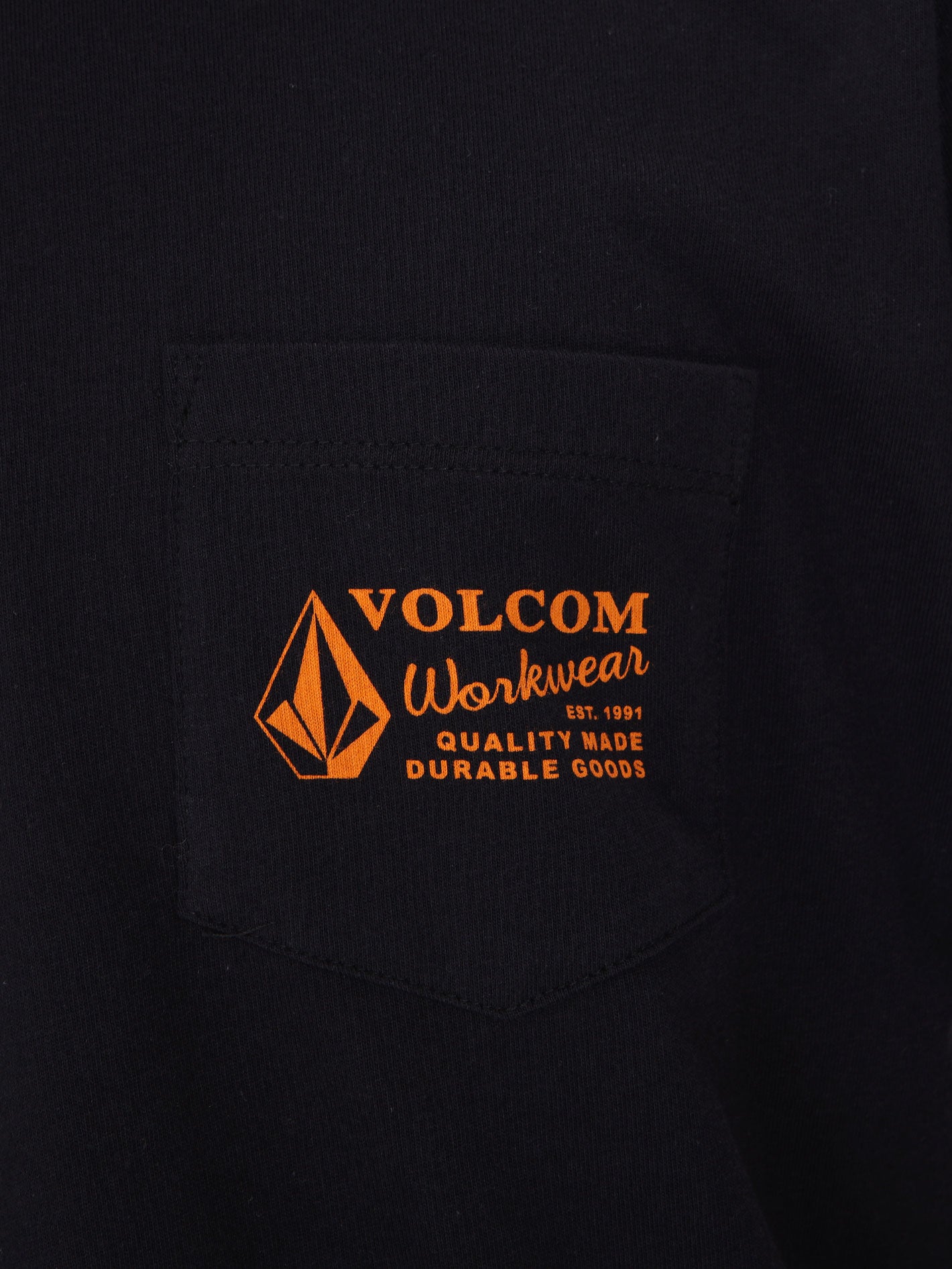 Volcom Workwear Pocket  Tee - Black