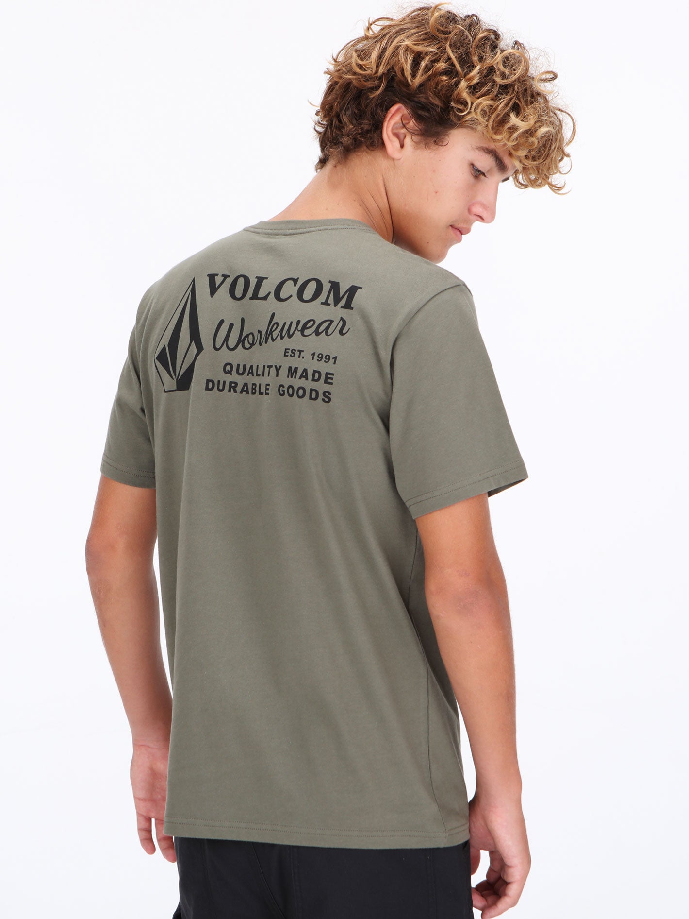 Volcom Workwear Pocket Tee - Dusty Olive