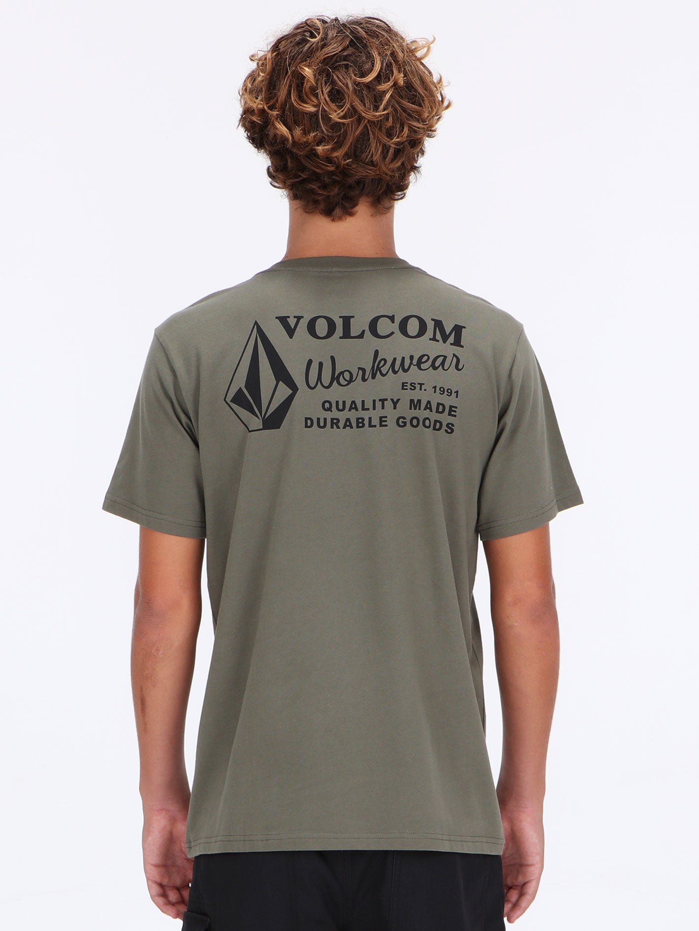 Volcom Workwear Pocket Tee - Dusty Olive