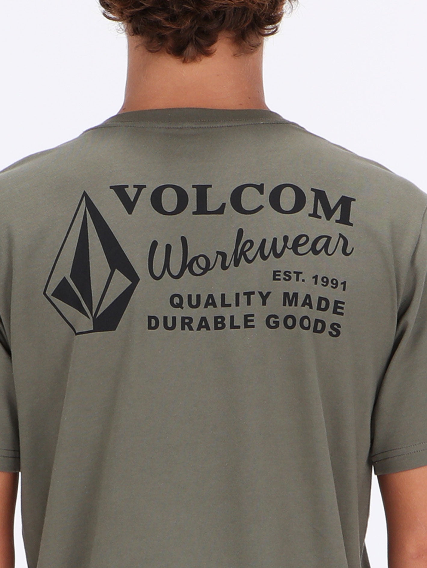 Volcom Workwear Pocket Tee - Dusty Olive