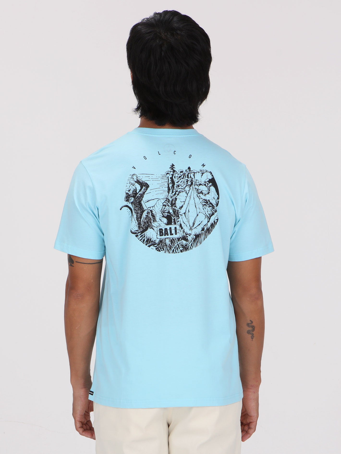 Volcom Rock Top Tee - Sky Blue