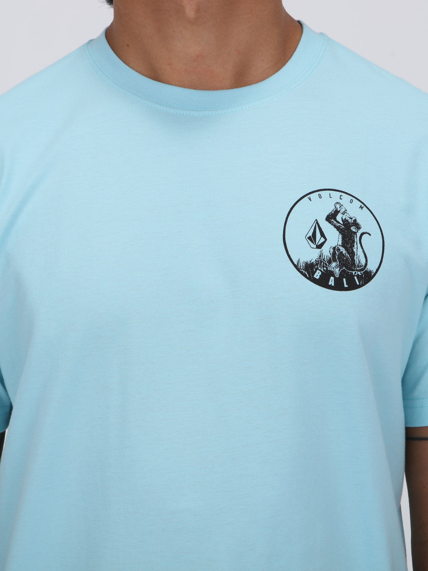 Volcom Rock Top Tee - Sky Blue