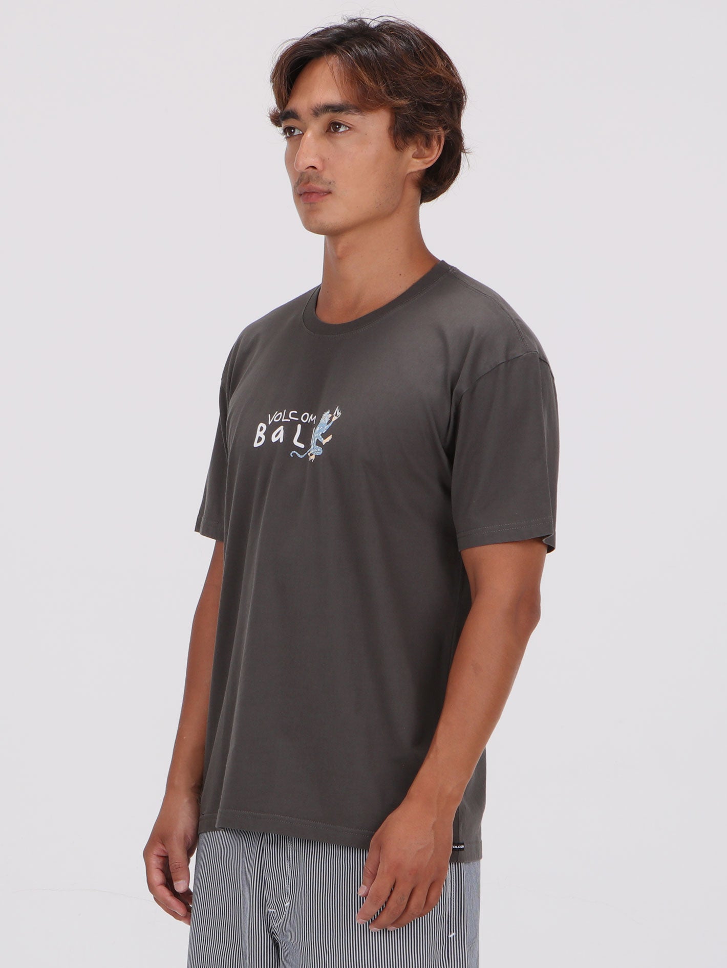 Volcom Happy Monkey Tee - Rinsed Black