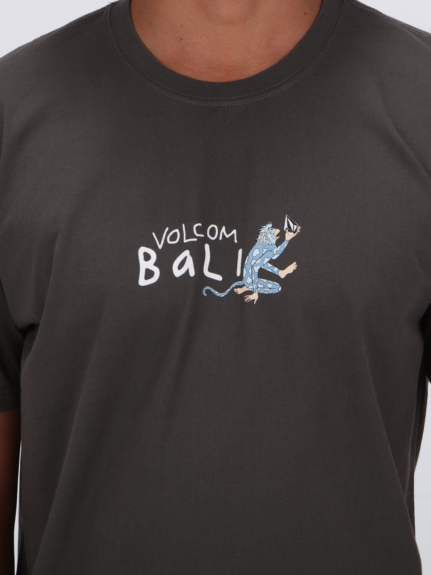 Volcom Happy Monkey Tee - Rinsed Black