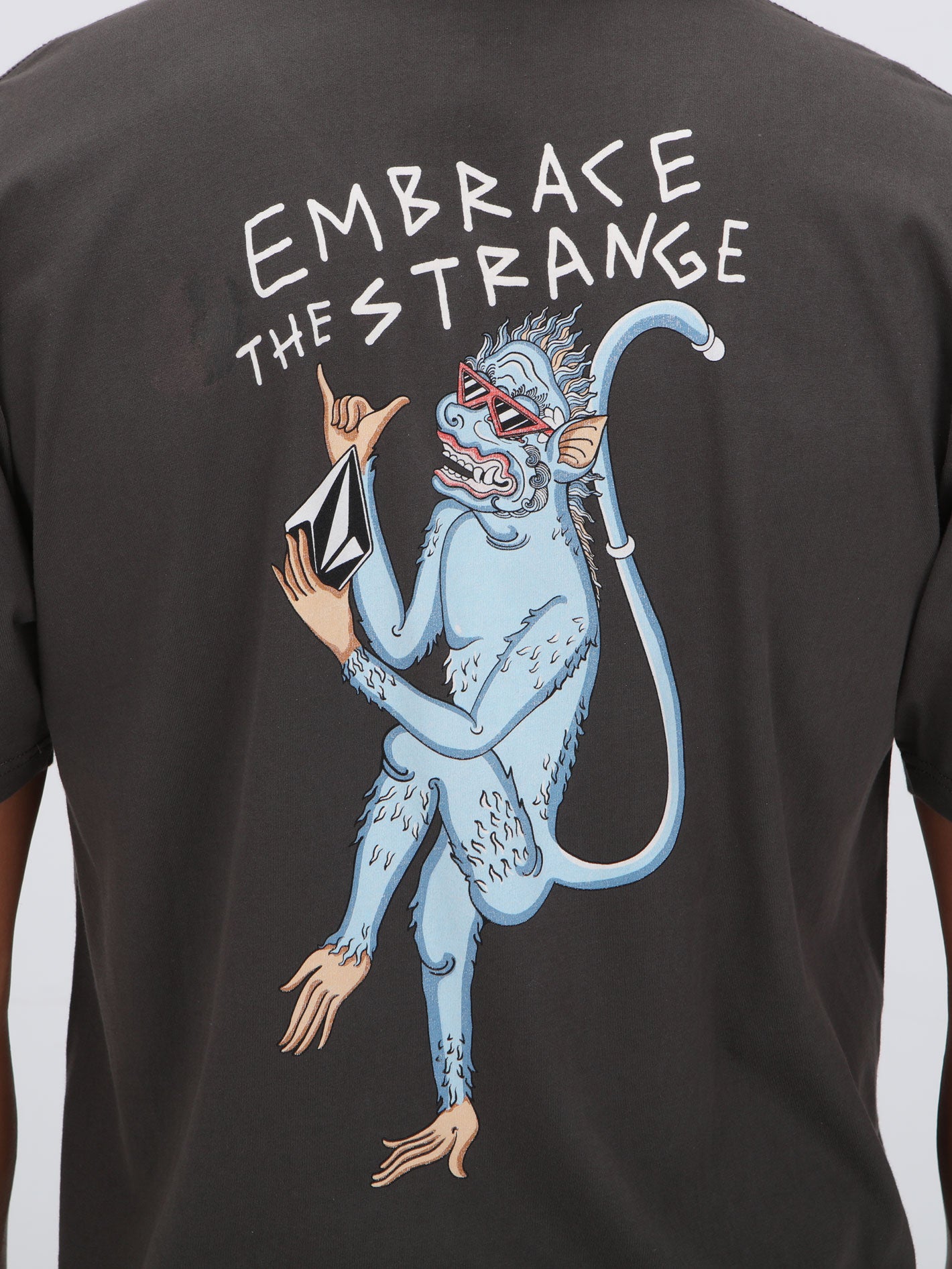 Volcom Happy Monkey Tee - Rinsed Black