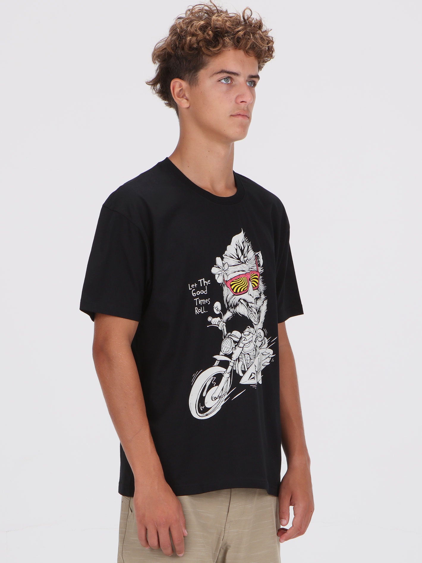 Volcom Monkey Riders Tee - Black